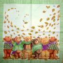 032 Teddy - 3-lagig (grün) - Ambiente